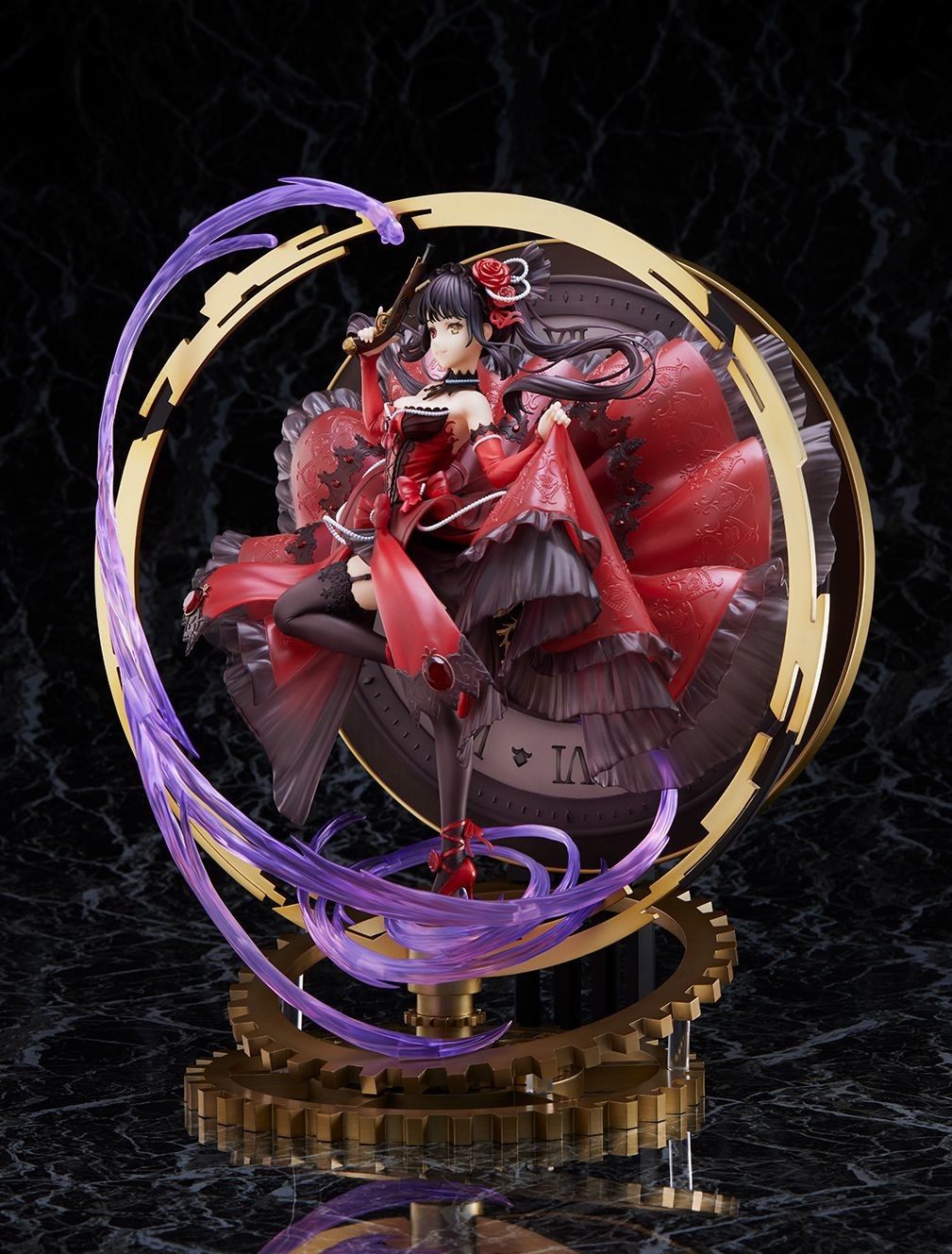 Date A Live Fragment: Date A Bullet - Tokisaki Kurumi - Shibuya Scramble Figure - 1/7 - Pigeon Blood Ruby Dress Ver. (Alpha Satellite, eStream)