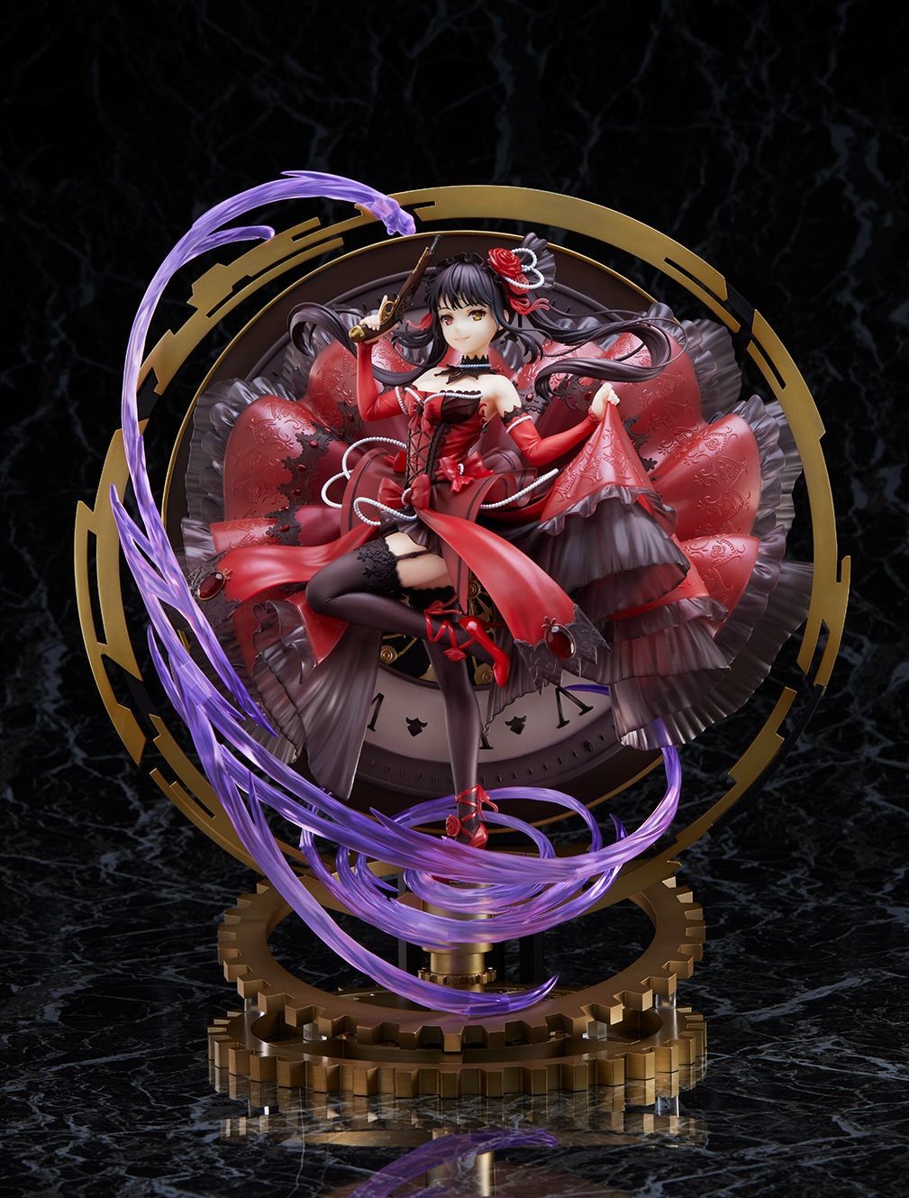Date A Live Fragment: Date A Bullet - Tokisaki Kurumi - Shibuya Scramble Figure - 1/7 - Pigeon Blood Ruby Dress Ver. (Alpha Satellite, eStream)