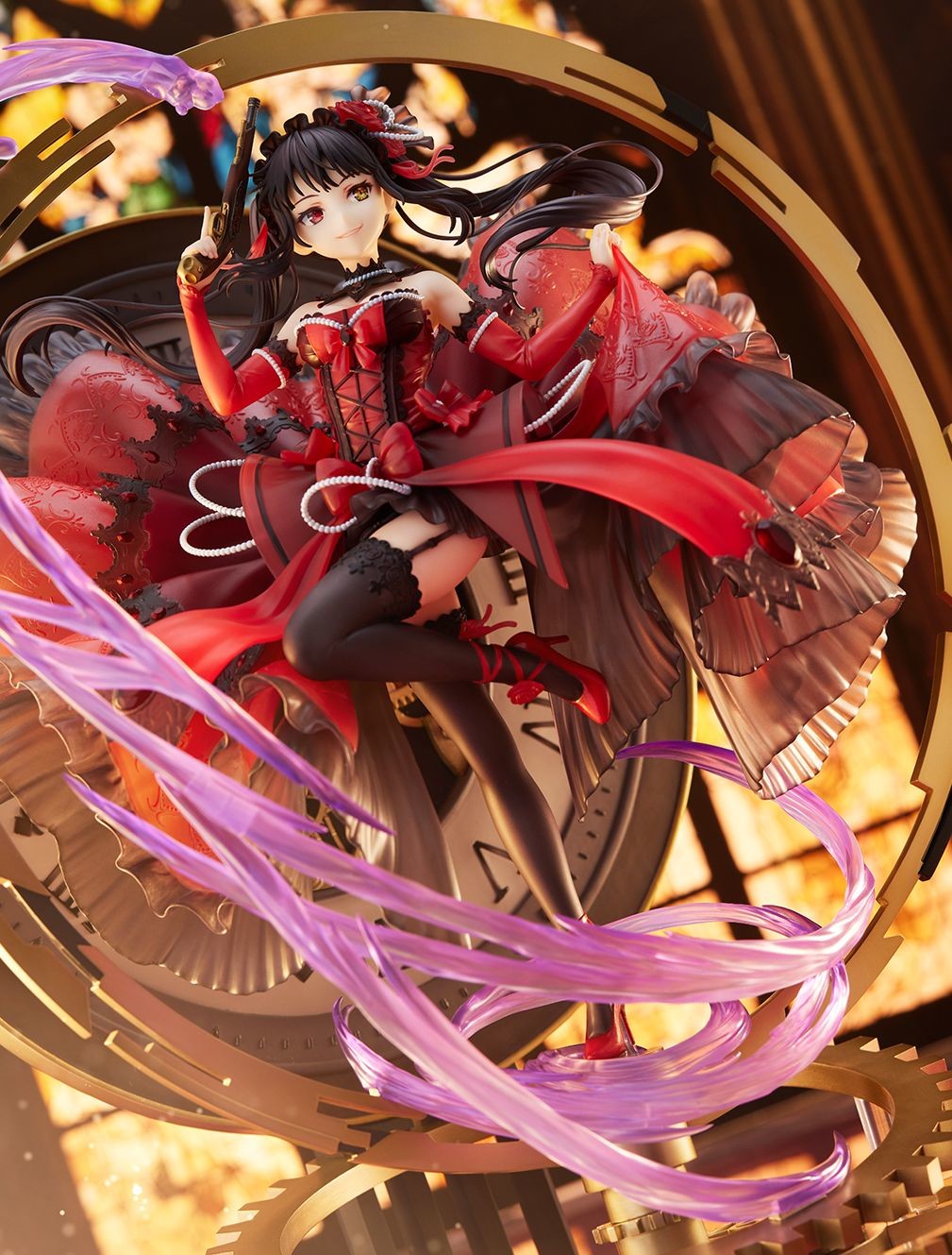Date A Live Fragment: Date A Bullet - Tokisaki Kurumi - Shibuya Scramble Figure - 1/7 - Pigeon Blood Ruby Dress Ver. (Alpha Satellite, eStream)