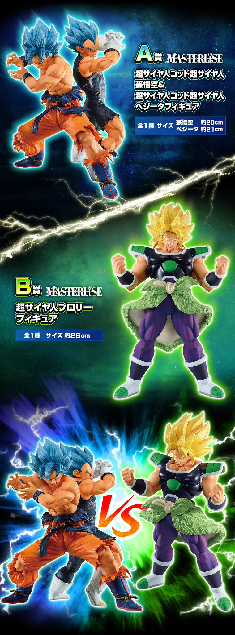 Dragon Ball Super Broly - Vegeta SSGSS - Ichiban Kuji - Ichiban Kuji Dragon Ball VS Omnibus Super (A Prize) - Masterlise (Bandai Spirits)