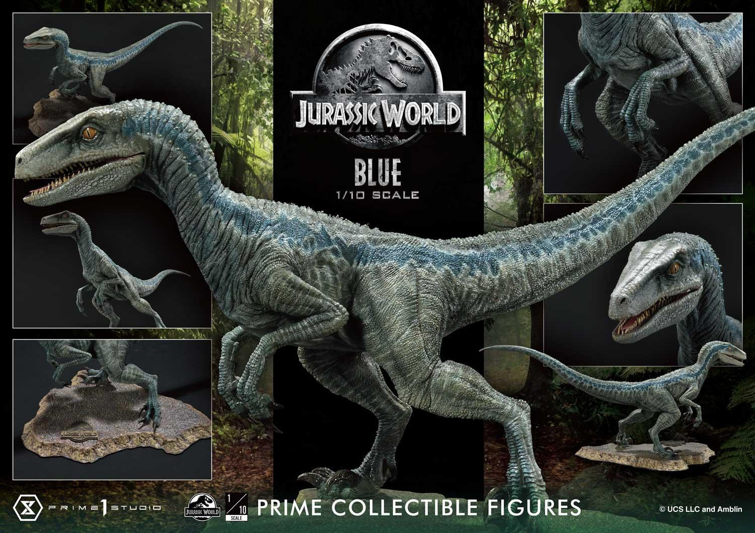 Jurassic World - Blue - Prime Collectible Figures  (PCFJW-03) - 1/10 - Open Mouth (Prime 1 Studio)