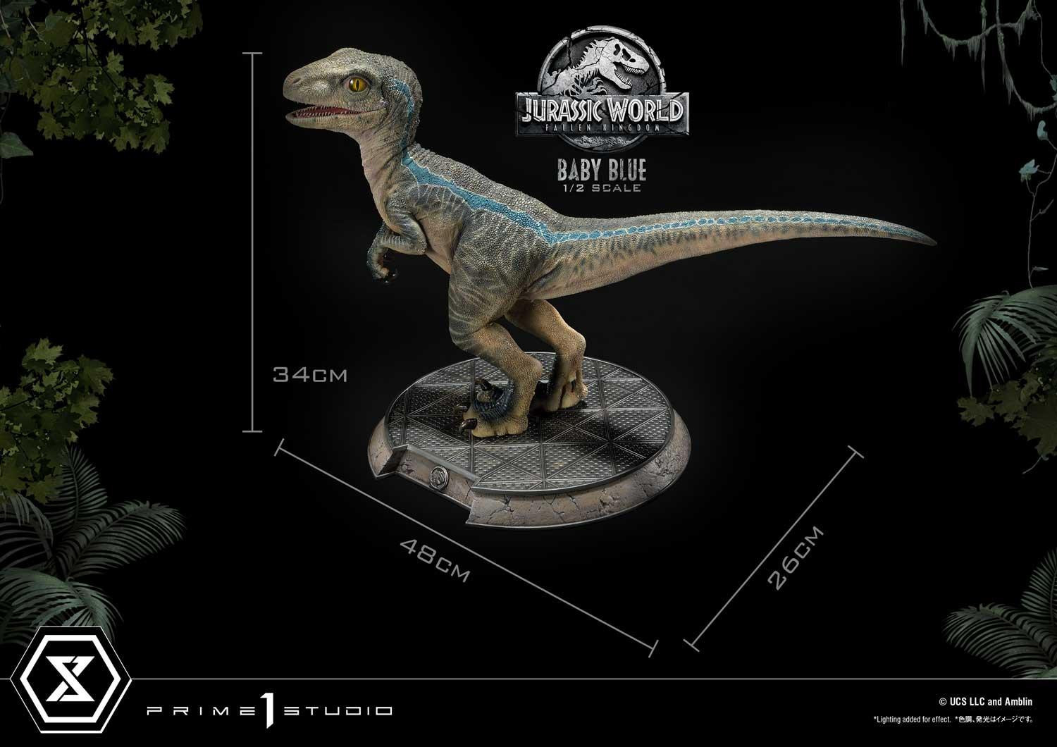 Jurassic World: Fallen Kingdom - Blue - Legacy Museum Collection  (LMCJW2-08) - 1/2 - Baby (Prime 1 Studio) photo 25