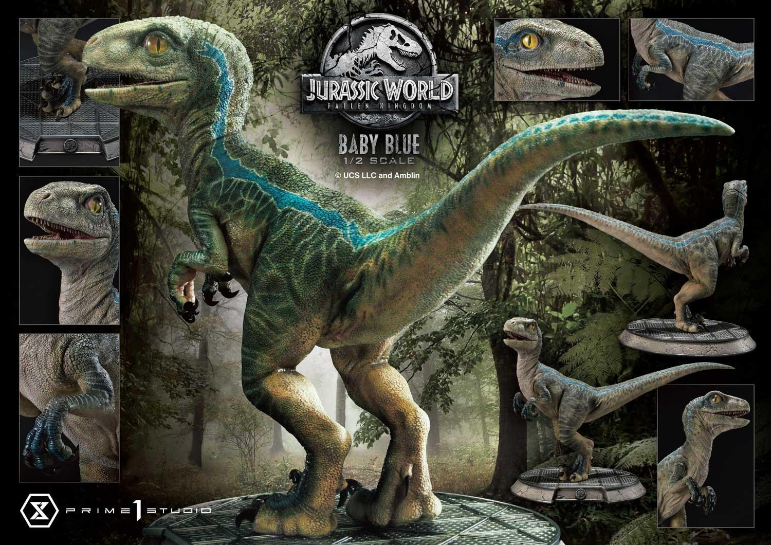 Jurassic World: Fallen Kingdom - Blue - Legacy Museum Collection  (LMCJW2-08) - 1/2 - Baby (Prime 1 Studio) photo 30