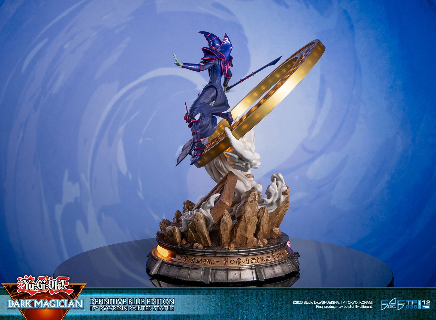 Yu-Gi-Oh! Duel Monsters - Black Magician - Definitive Blue Edition (First 4 Figures, Konami) photo 2