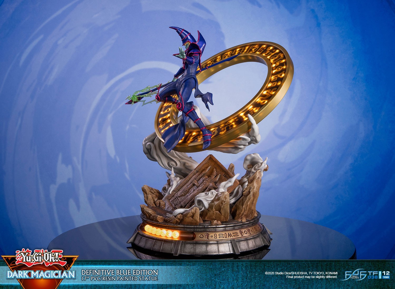 Yu-Gi-Oh! Duel Monsters - Black Magician - Definitive Blue Edition (First 4 Figures, Konami) photo 3