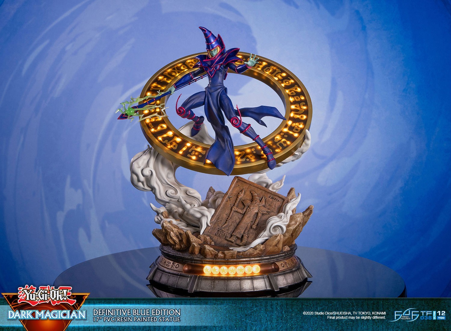 Yu-Gi-Oh! Duel Monsters - Black Magician - Definitive Blue Edition (First 4 Figures, Konami) photo 4