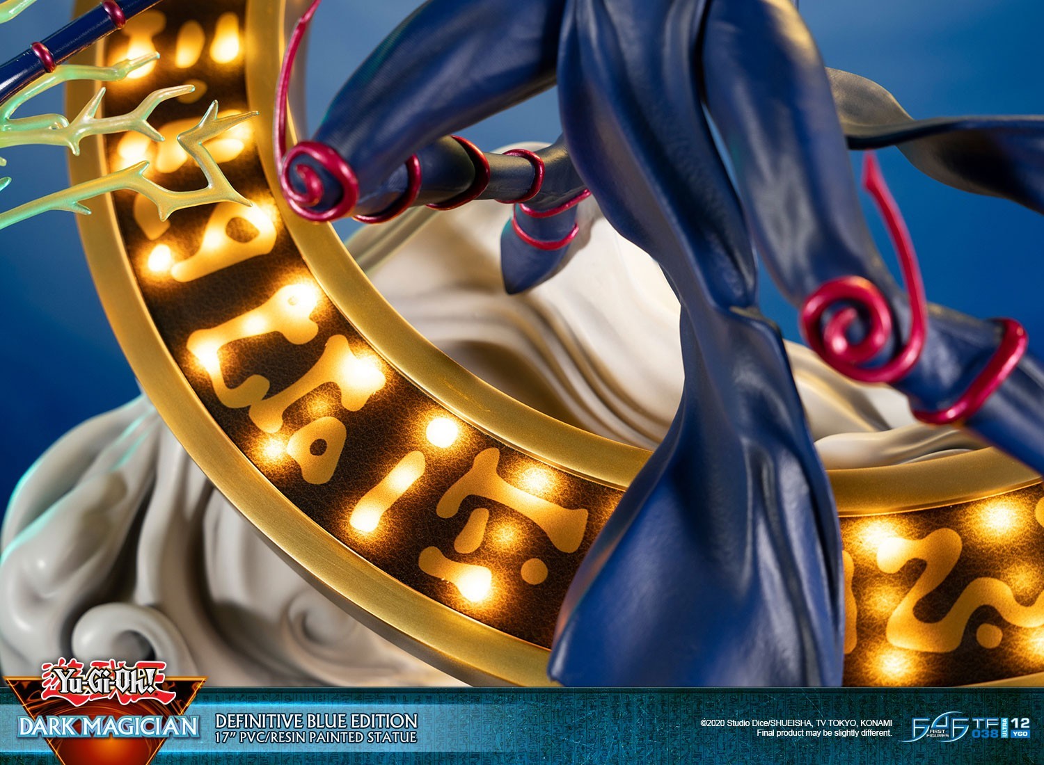 Yu-Gi-Oh! Duel Monsters - Black Magician - Definitive Blue Edition (First 4 Figures, Konami) photo 6
