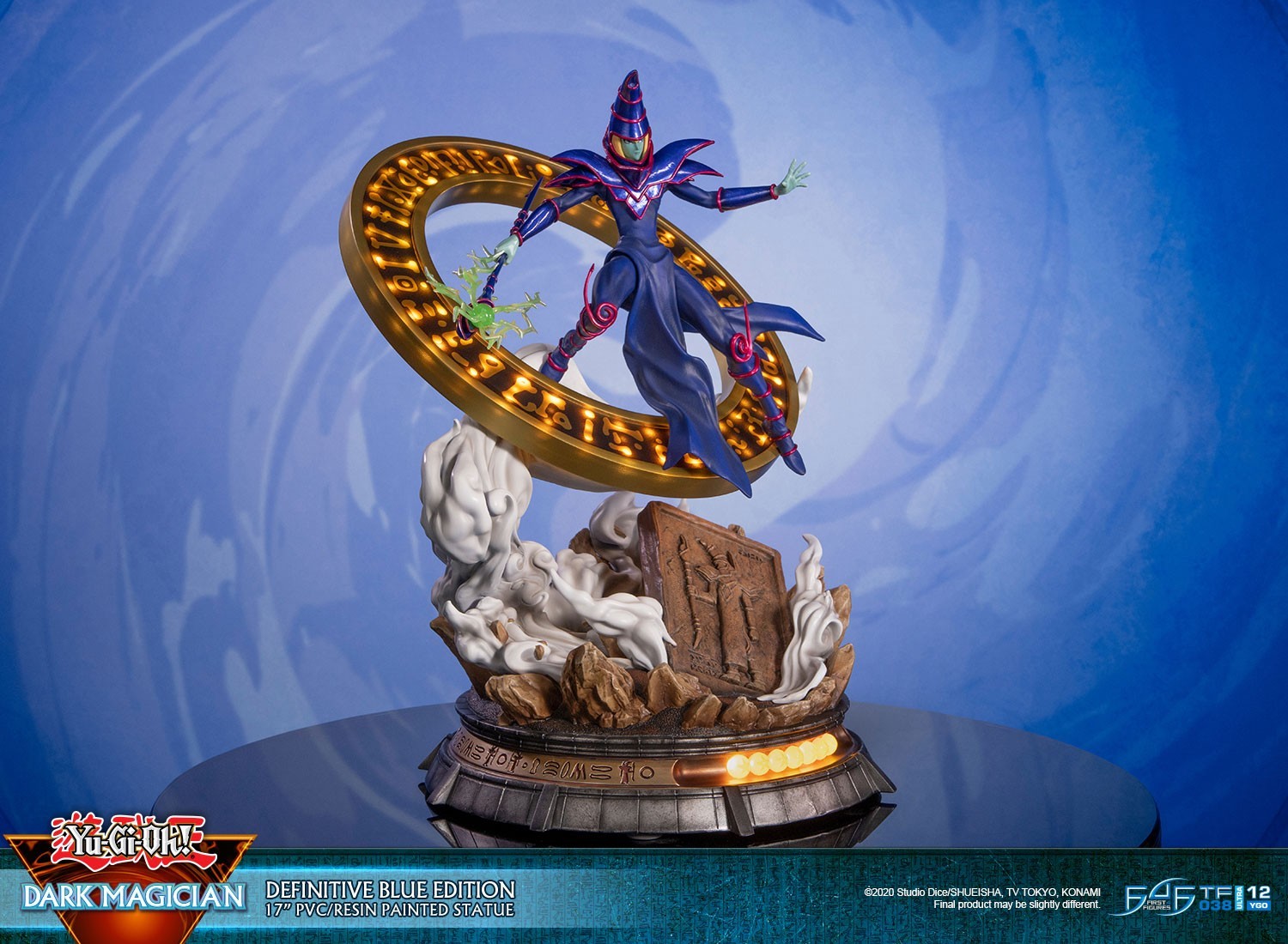 Yu-Gi-Oh! Duel Monsters - Black Magician - Definitive Blue Edition (First 4 Figures, Konami) photo 7
