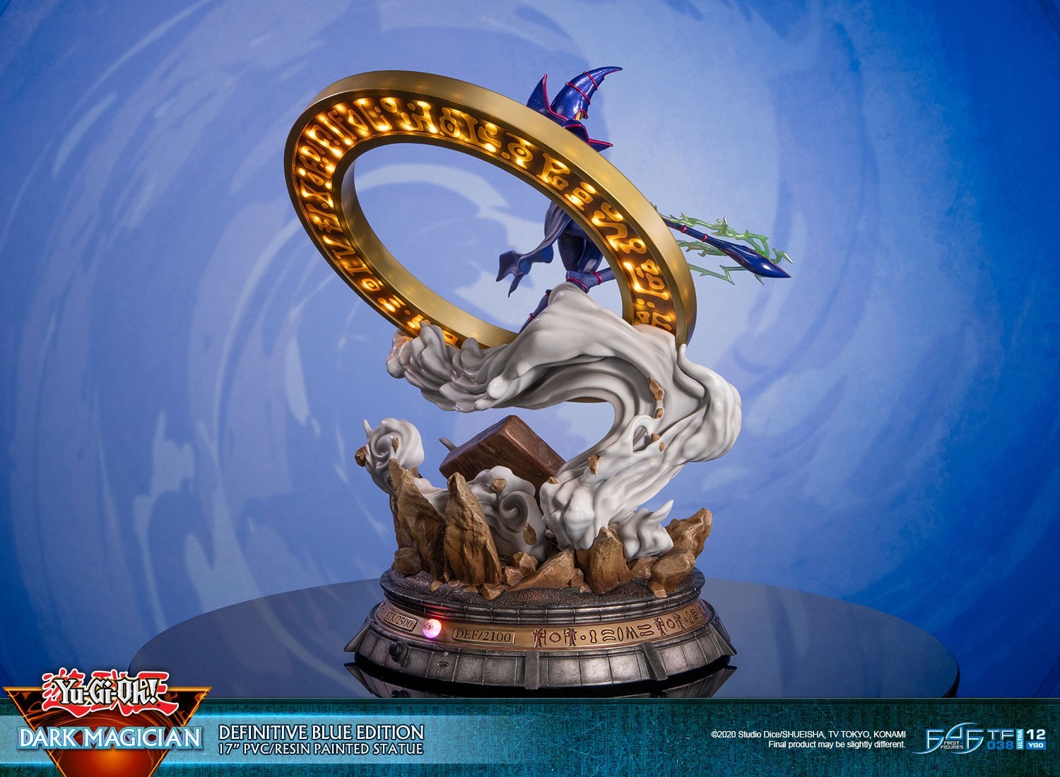 Yu-Gi-Oh! Duel Monsters - Black Magician - Definitive Blue Edition (First 4 Figures, Konami) photo 9