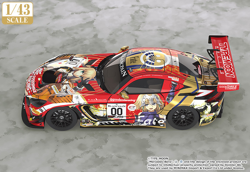 Good Smile Racing - Type-Moon Racing - Altria Pendragon - Jeanne d'Arc - Nero Claudius - Itasha - 1/43 - 2019 SPA24H Ver. (Good Smile Company, GOOD SMILE Racing)