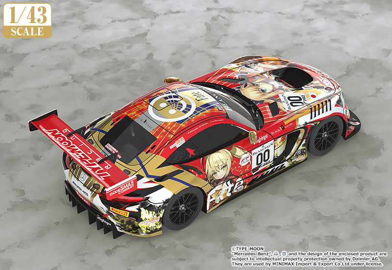 Good Smile Racing - Type-Moon Racing - Altria Pendragon - Jeanne d'Arc - Nero Claudius - Itasha - 1/43 - 2019 SPA24H Ver. (Good Smile Company, GOOD SMILE Racing)