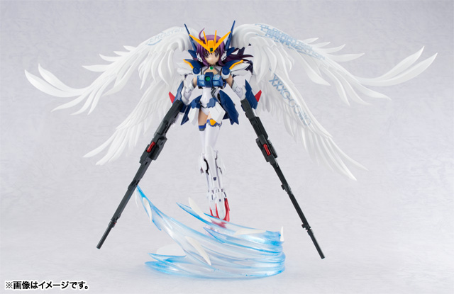 Shin Kidou Senki Gundam Wing Endless Waltz - XXXG-00W0 Wing Gundam Zero Custom - A.G.P. - MS Girl (Bandai) photo 2