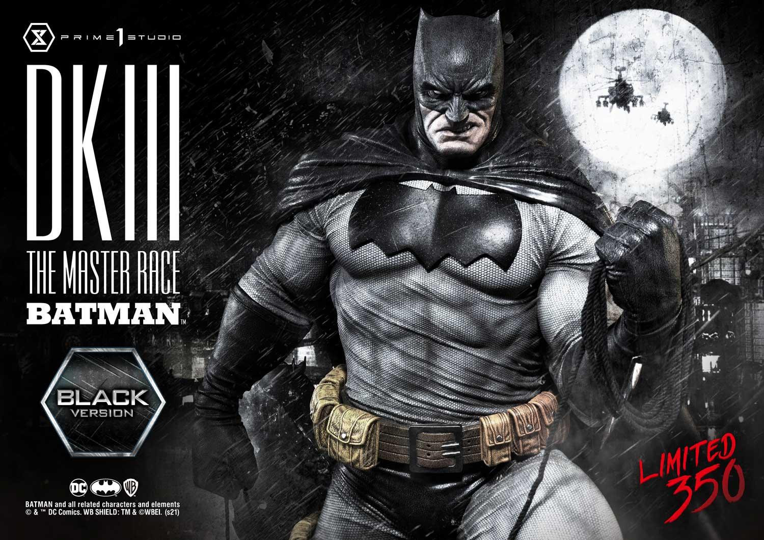 The Dark Knight III: The Master Race - Batman - Museum Masterline Series  (MMDCDK3-01BL) - 1/3 - Black Version (Prime 1 Studio)