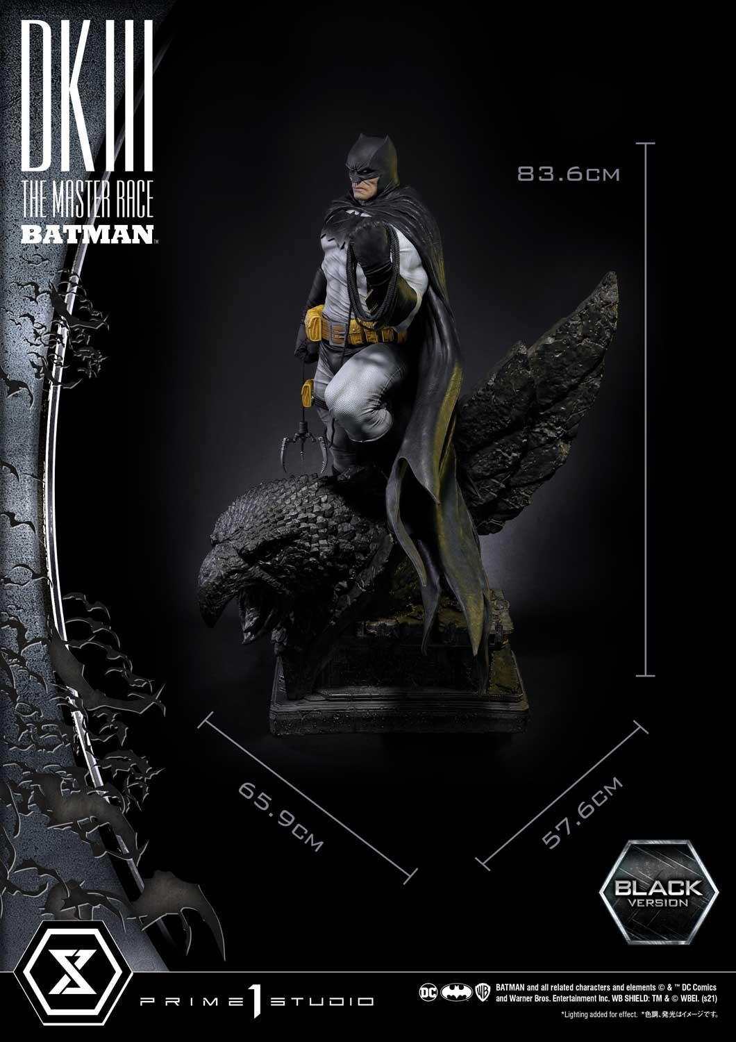 The Dark Knight III: The Master Race - Batman - Museum Masterline Series  (MMDCDK3-01BL) - 1/3 - Black Version (Prime 1 Studio)