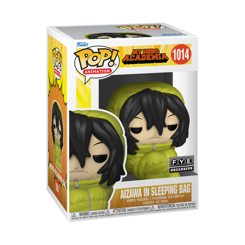 Boku no Hero Academia - Aizawa Shouta - POP! Animation (1014) - POP! Vinyl - Sleeping Bag (Funko Toys, FYE)