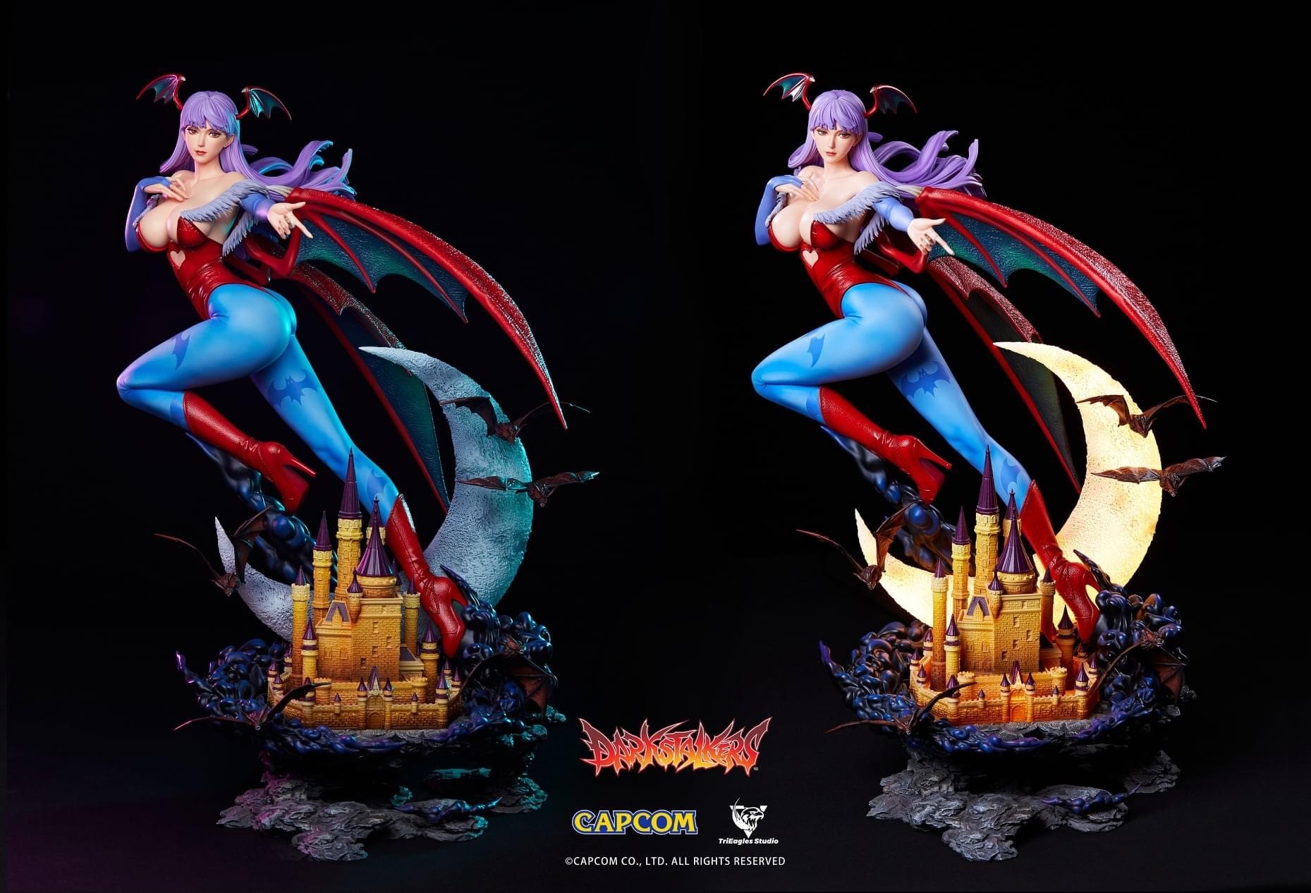 Vampire: The Night Warriors - Morrigan Aensland - Crystal Series - 1/4 - Player 2 (TriEagles Studio)