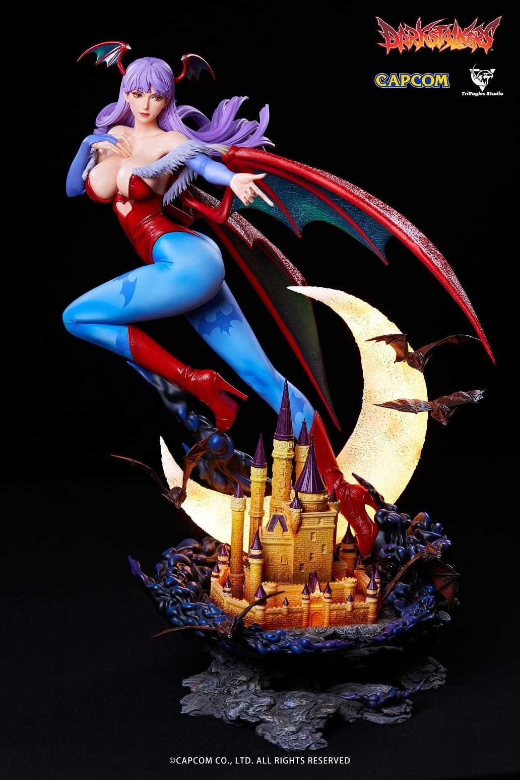 Vampire: The Night Warriors - Morrigan Aensland - Crystal Series - 1/4 - Player 2 (TriEagles Studio)