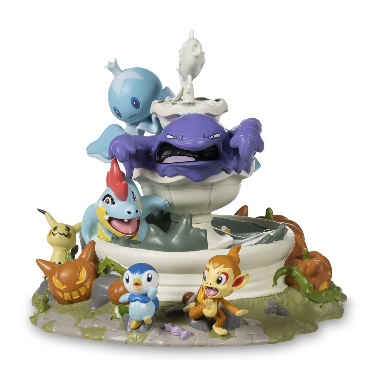 Pocket Monsters - Alligates - Betbeton - Hikozaru - Koiking - Mimikkyu - Pochama - Pururill - Haunted Pokémon Village - Frillish Frightening Fountain (PokémonCenter.com, The Pokémon Company International) photo 3