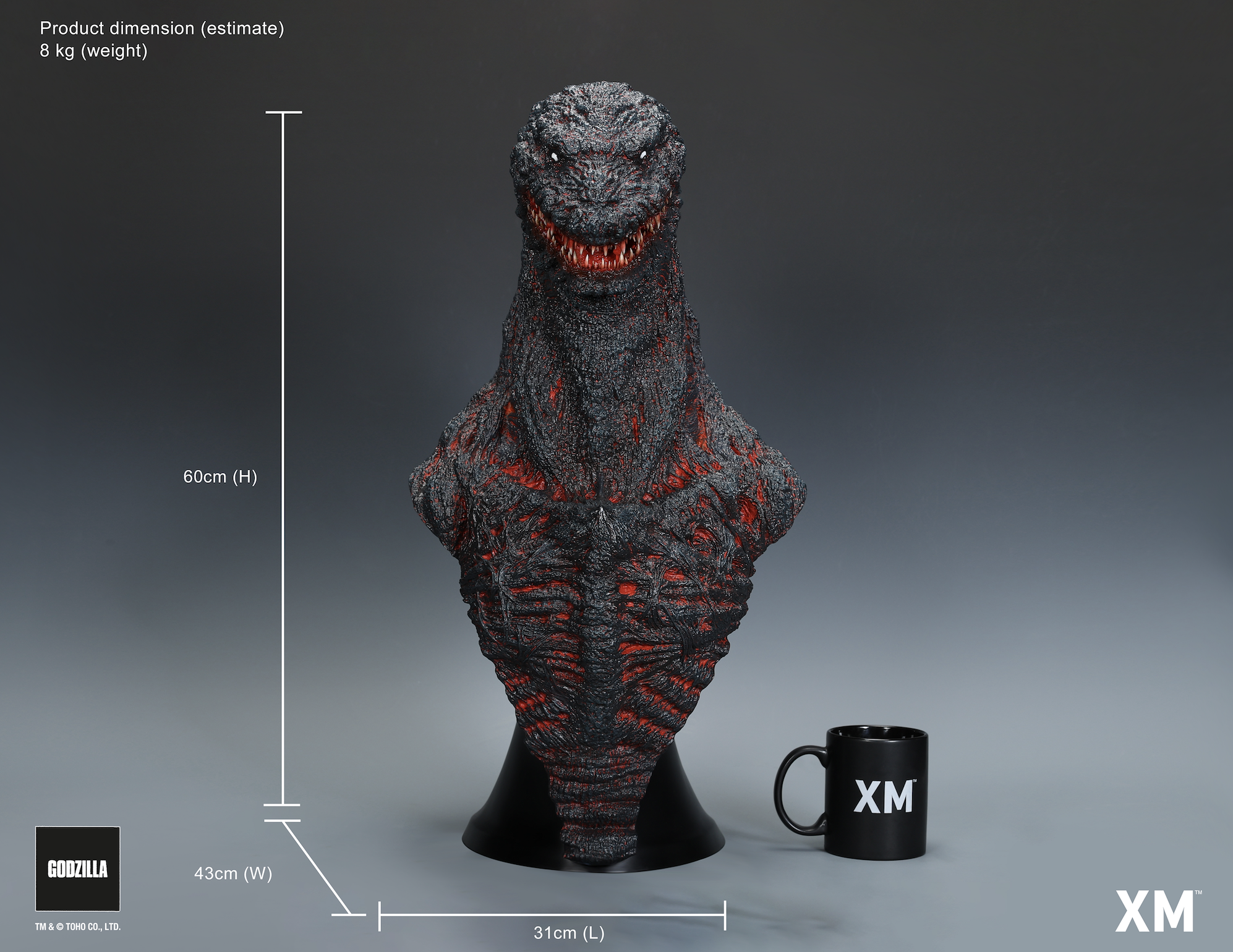 Shin Gojira - Gojira - Bust (XM Studios)