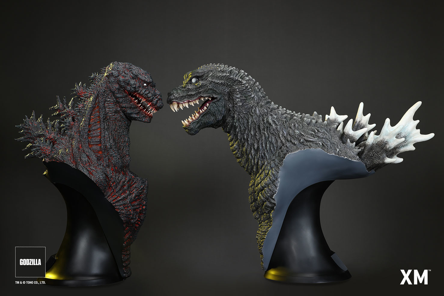 Gojira, Mothra, King Ghidorah Daikaijuu Soukougeki - Gojira - Bust (XM Studios)