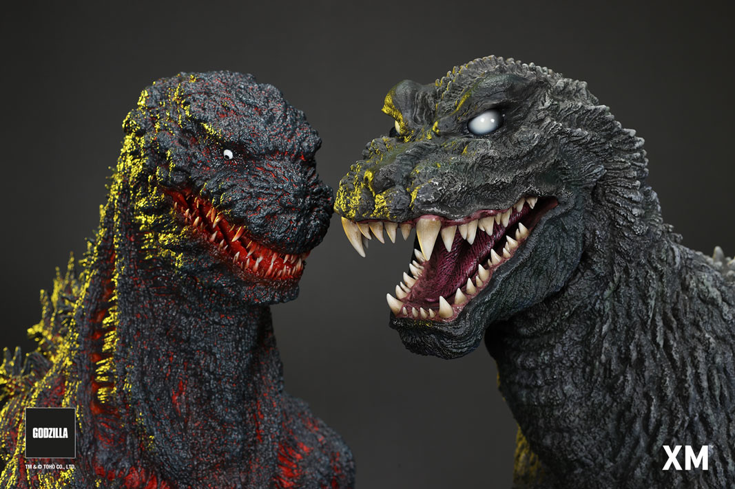Gojira, Mothra, King Ghidorah Daikaijuu Soukougeki - Gojira - Bust (XM Studios)