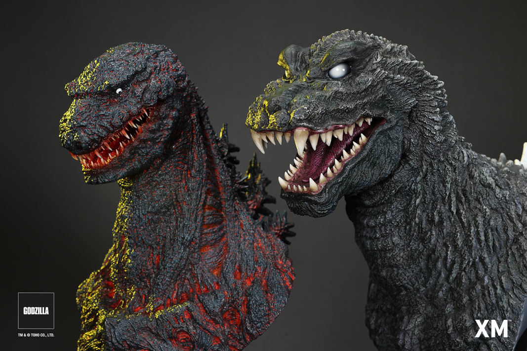Gojira, Mothra, King Ghidorah Daikaijuu Soukougeki - Gojira - Bust (XM Studios)