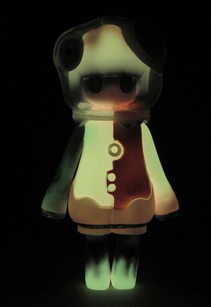 Original - Sofubi Figure - Three Wax 0.0 - Uchukaeru Yumemiru - GID (Asahi Kougei, Medicom Toy)
