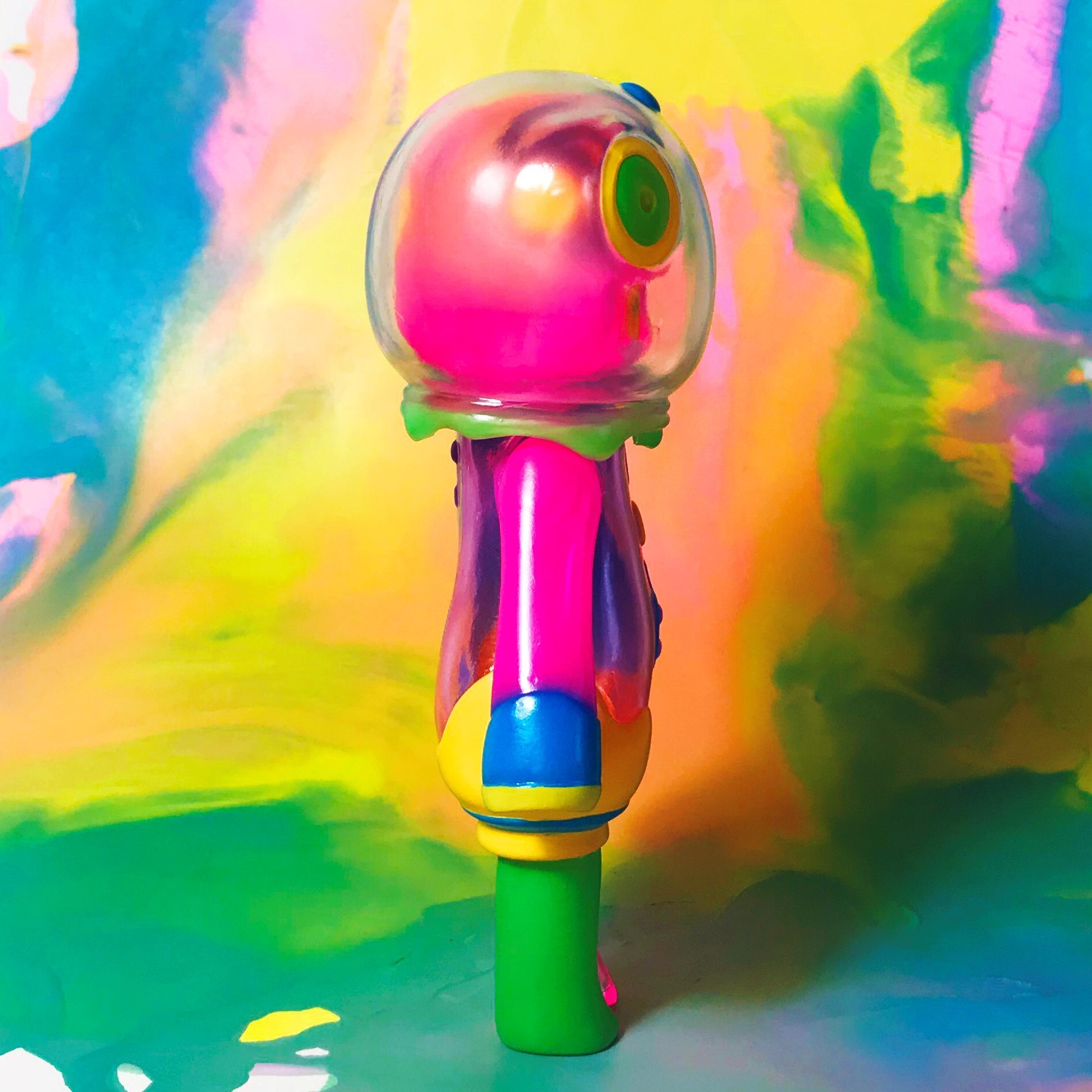 Original - Sofubi Figure - Three Wax 0.0 - Uchukaeru Yumemiru - Marker Color (Asahi Kougei)