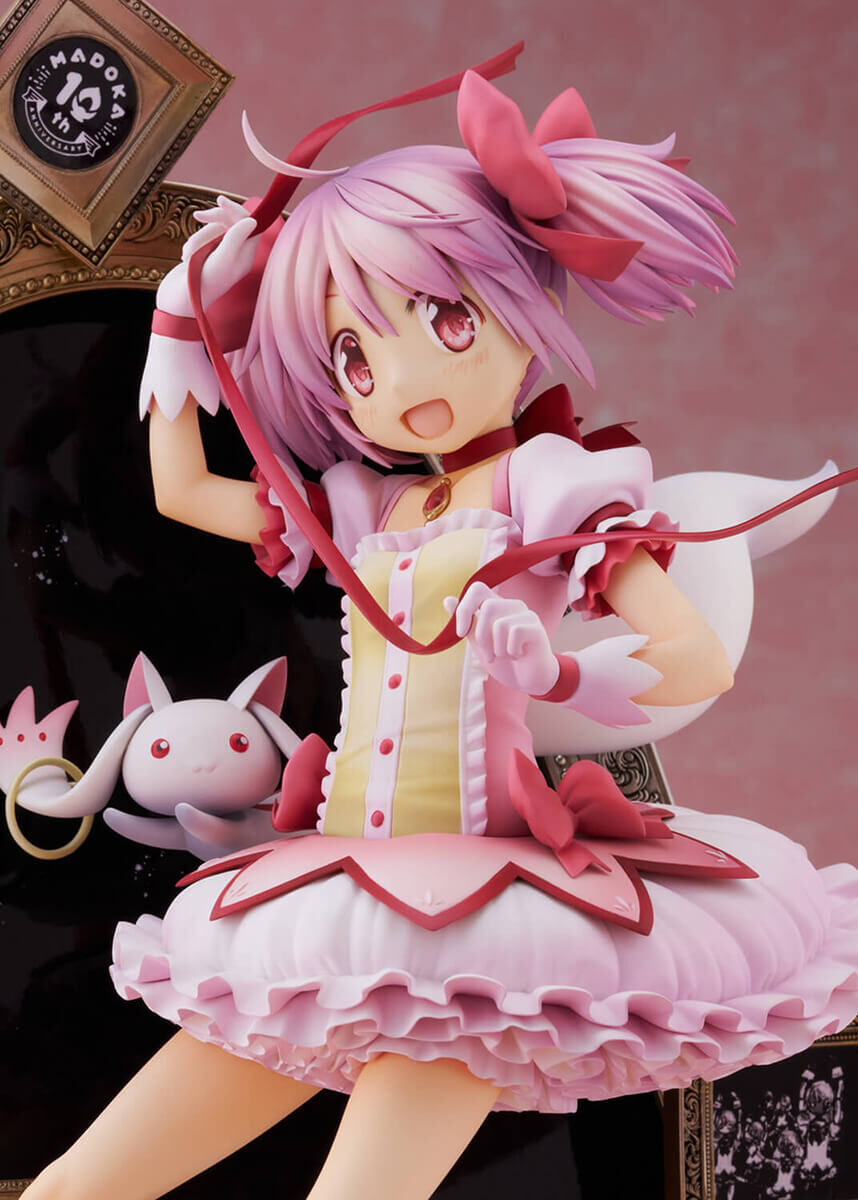 Mahou Shoujo Madoka☆Magica - Kaname Madoka - Kyuubey - 1/7 - 10th Anniversary Ver. (Aniplex, Stronger)