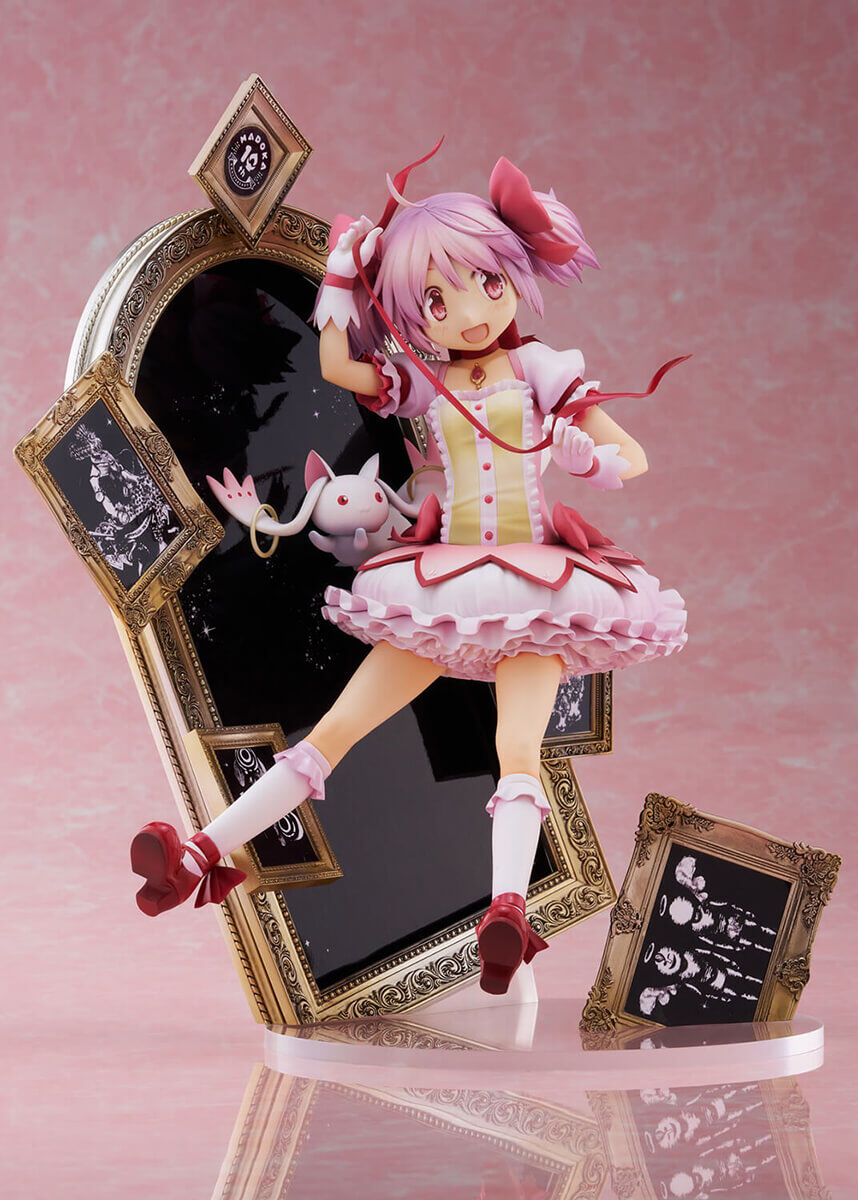 Mahou Shoujo Madoka☆Magica - Kaname Madoka - Kyuubey - 1/7 - 10th Anniversary Ver. (Aniplex, Stronger)