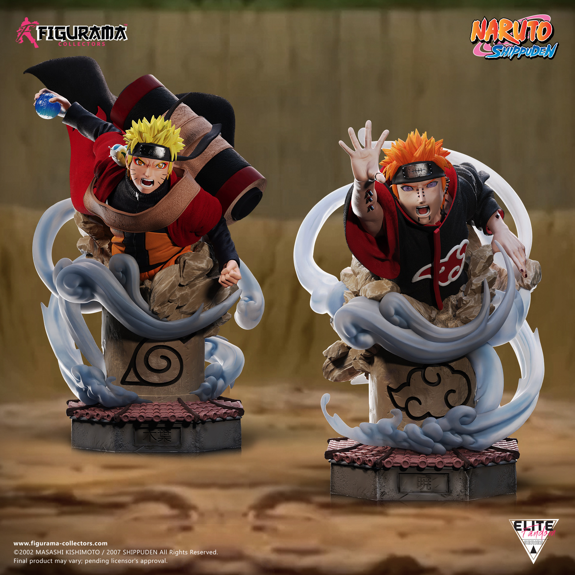 Naruto Shippuuden - Fukasaku - Katsuyu - Pain - Shima - Uzumaki Naruto - Elite Fandom Statue - 1/6 (Figurama Collectors) photo 3