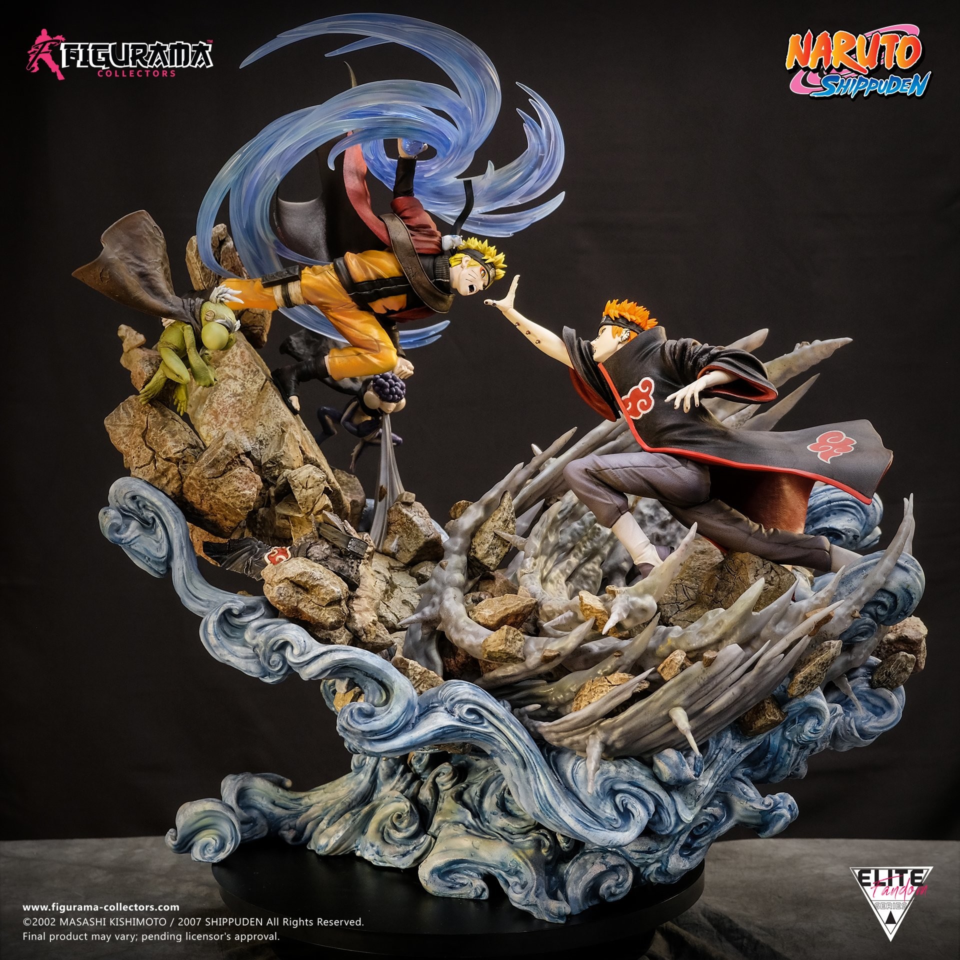 Naruto Shippuuden - Fukasaku - Katsuyu - Pain - Shima - Uzumaki Naruto - Elite Fandom Statue - 1/6 (Figurama Collectors) photo 5