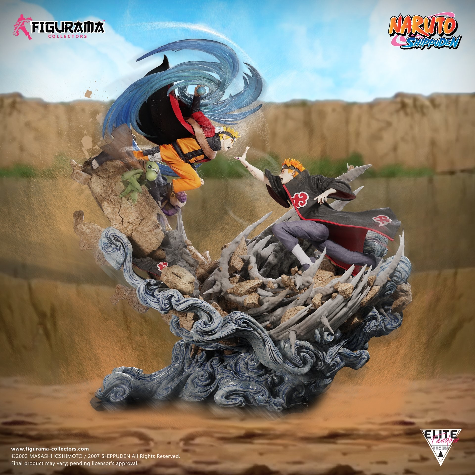 Naruto Shippuuden - Fukasaku - Katsuyu - Pain - Shima - Uzumaki Naruto - Elite Fandom Statue - 1/6 (Figurama Collectors) photo 28