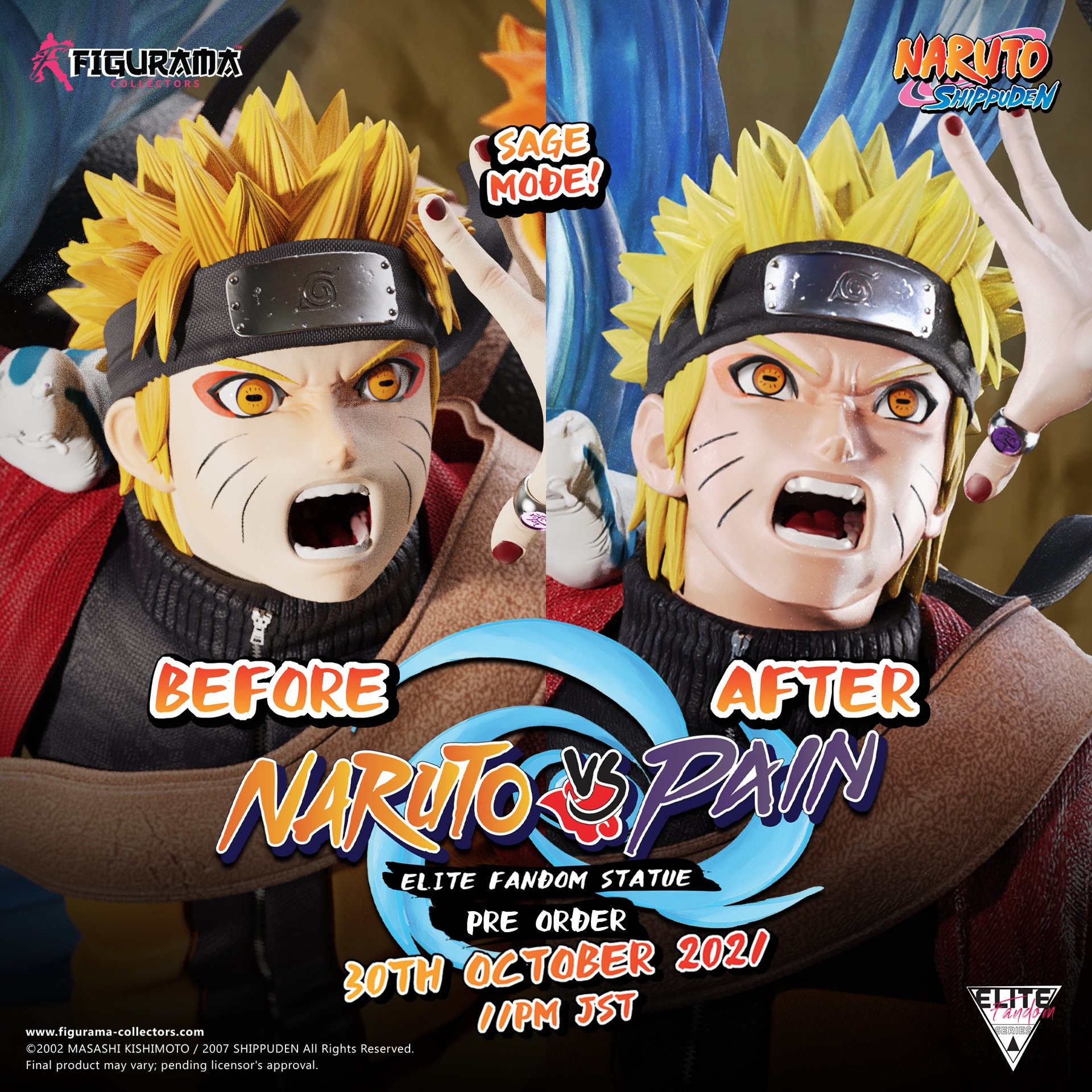 Naruto Shippuuden - Fukasaku - Katsuyu - Pain - Shima - Uzumaki Naruto - Elite Fandom Statue - 1/6 (Figurama Collectors) photo 29