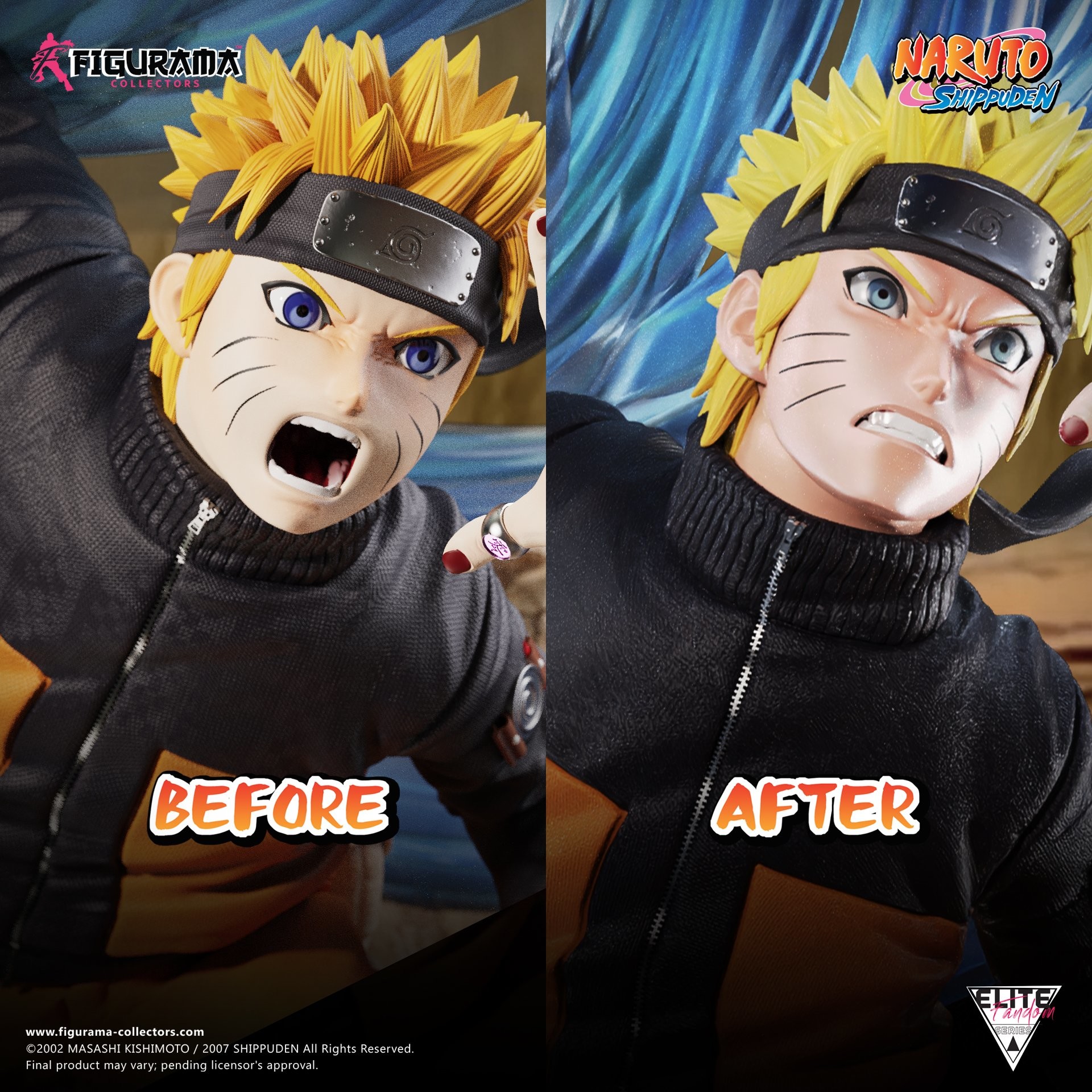 Naruto Shippuuden - Fukasaku - Katsuyu - Pain - Shima - Uzumaki Naruto - Elite Fandom Statue - 1/6 (Figurama Collectors) photo 30