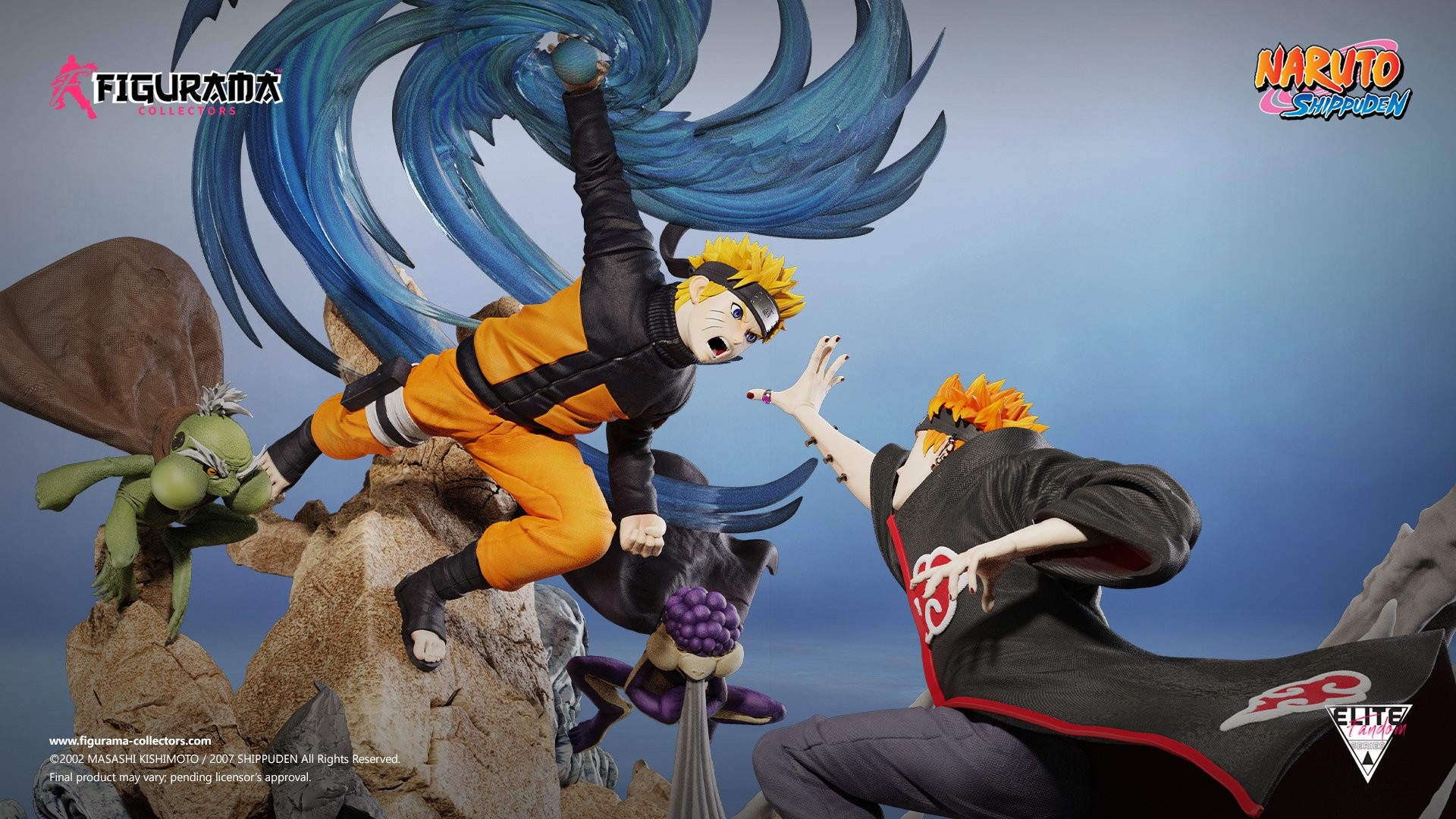 Naruto Shippuuden - Fukasaku - Katsuyu - Pain - Shima - Uzumaki Naruto - Elite Fandom Statue - 1/6 (Figurama Collectors) photo 40