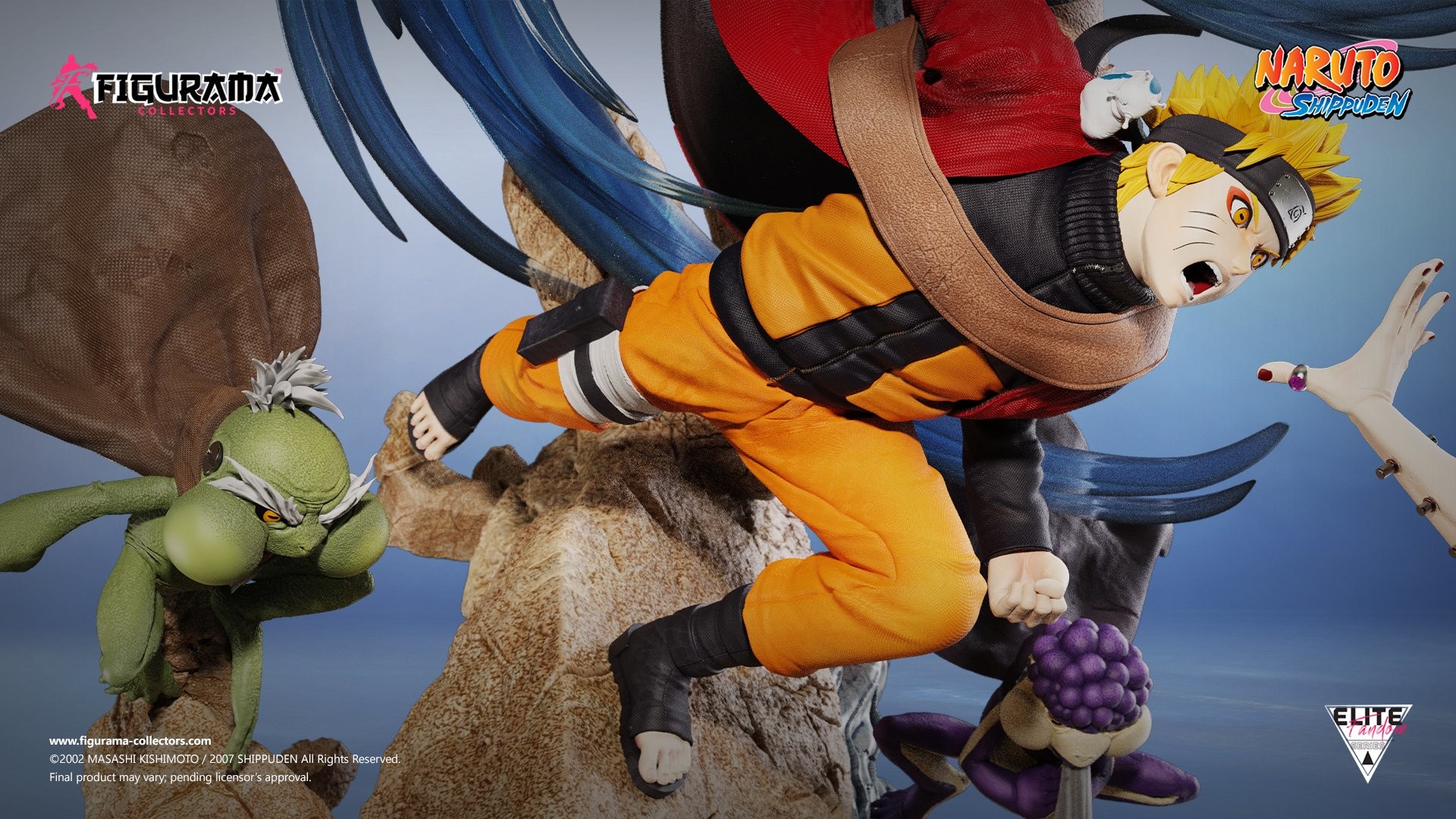 Naruto Shippuuden - Fukasaku - Katsuyu - Pain - Shima - Uzumaki Naruto - Elite Fandom Statue - 1/6 (Figurama Collectors) photo 41