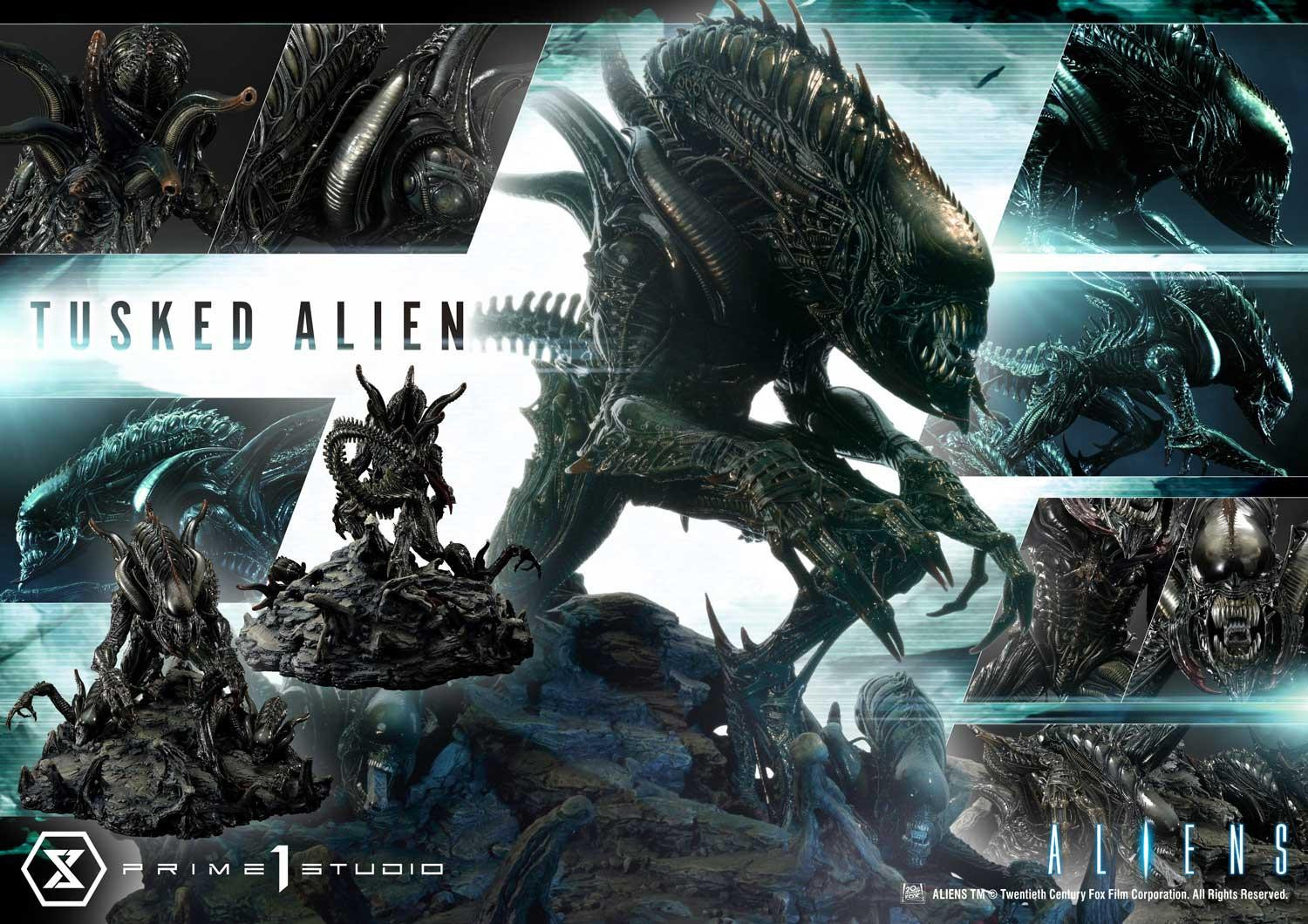 Aliens (Comics) - Tusked Alien - Premium Masterline  (PMDHAL-05S) - 1/4 - Bonus Version (Prime 1 Studio)