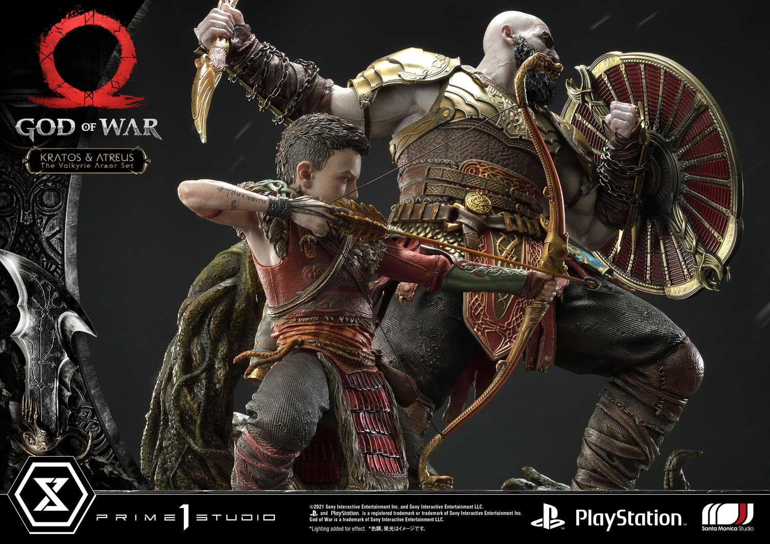 God of War (2018) - Atreus - Kratos - Mimir - Ultimate Premium Masterline  (UPMGOW-03DX) - 1/4 - The Valkyrie Armor Set, DX Version (Prime 1 Studio) photo 2