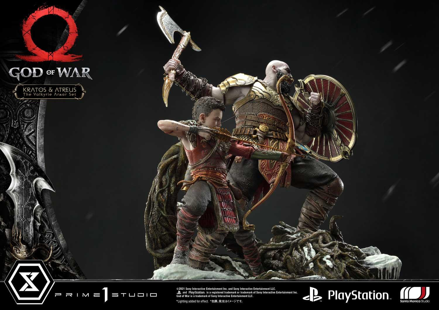 God of War (2018) - Atreus - Kratos - Mimir - Ultimate Premium Masterline  (UPMGOW-03DX) - 1/4 - The Valkyrie Armor Set, DX Version (Prime 1 Studio) photo 3