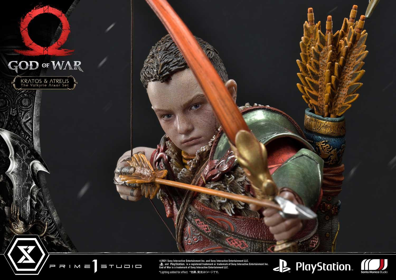 God of War (2018) - Atreus - Kratos - Mimir - Ultimate Premium Masterline  (UPMGOW-03DX) - 1/4 - The Valkyrie Armor Set, DX Version (Prime 1 Studio) photo 4