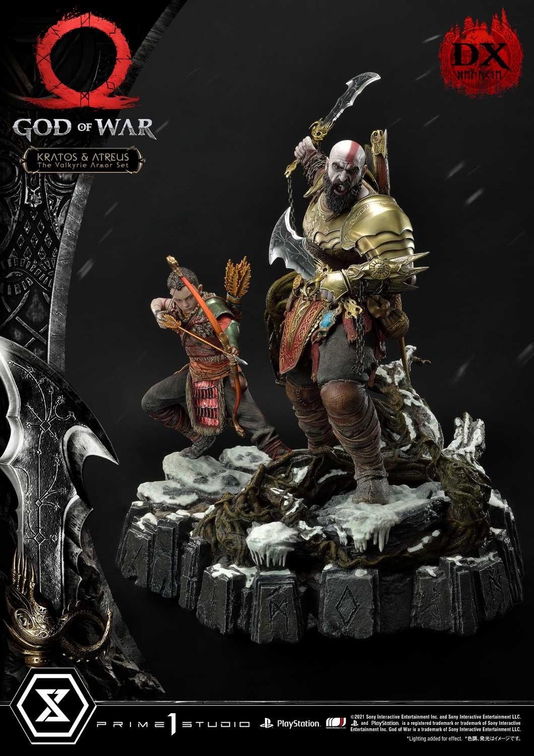 God of War (2018) - Atreus - Kratos - Mimir - Ultimate Premium Masterline  (UPMGOW-03DX) - 1/4 - The Valkyrie Armor Set, DX Version (Prime 1 Studio) photo 6