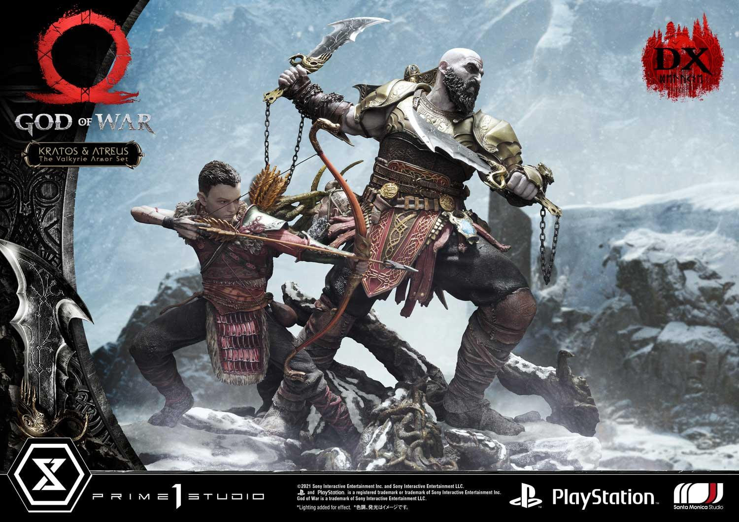 God of War (2018) - Atreus - Kratos - Mimir - Ultimate Premium Masterline  (UPMGOW-03DX) - 1/4 - The Valkyrie Armor Set, DX Version (Prime 1 Studio) photo 7