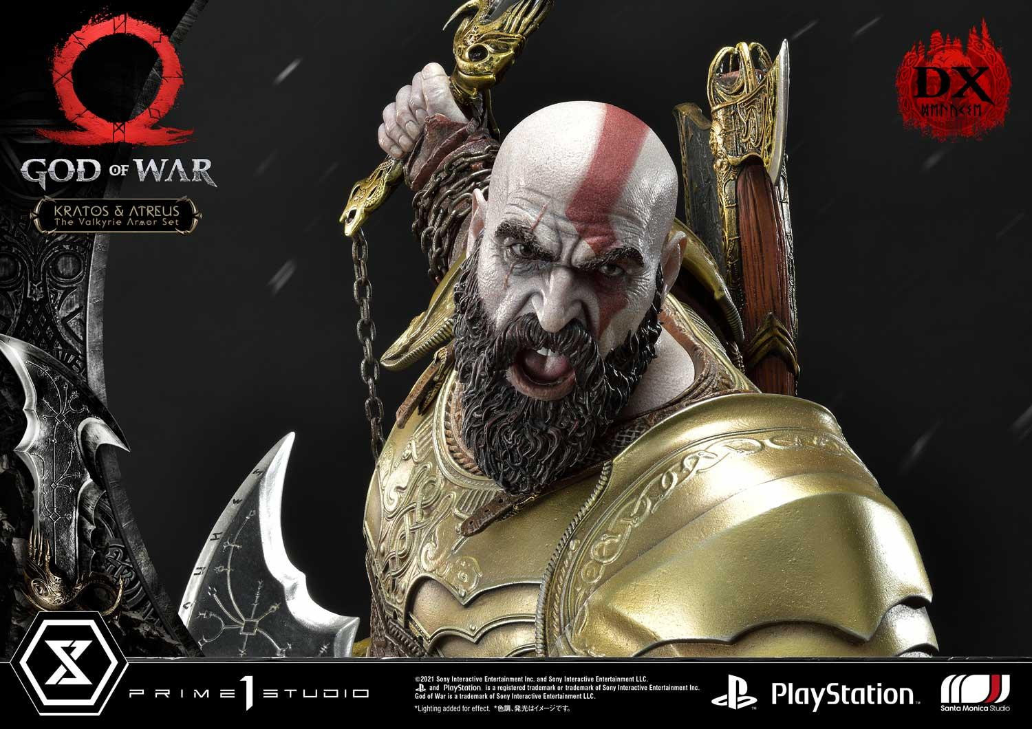 God of War (2018) - Atreus - Kratos - Mimir - Ultimate Premium Masterline  (UPMGOW-03DX) - 1/4 - The Valkyrie Armor Set, DX Version (Prime 1 Studio) photo 8