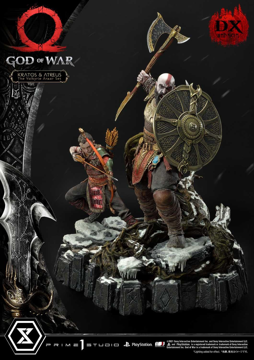 God of War (2018) - Atreus - Kratos - Mimir - Ultimate Premium Masterline  (UPMGOW-03DX) - 1/4 - The Valkyrie Armor Set, DX Version (Prime 1 Studio) photo 10