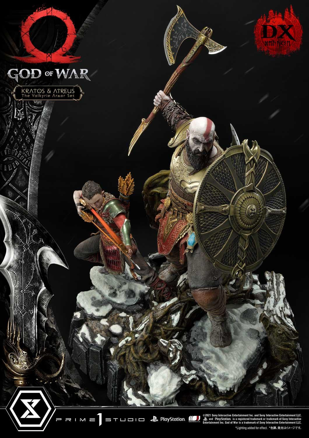 God of War (2018) - Atreus - Kratos - Mimir - Ultimate Premium Masterline  (UPMGOW-03DX) - 1/4 - The Valkyrie Armor Set, DX Version (Prime 1 Studio) photo 11