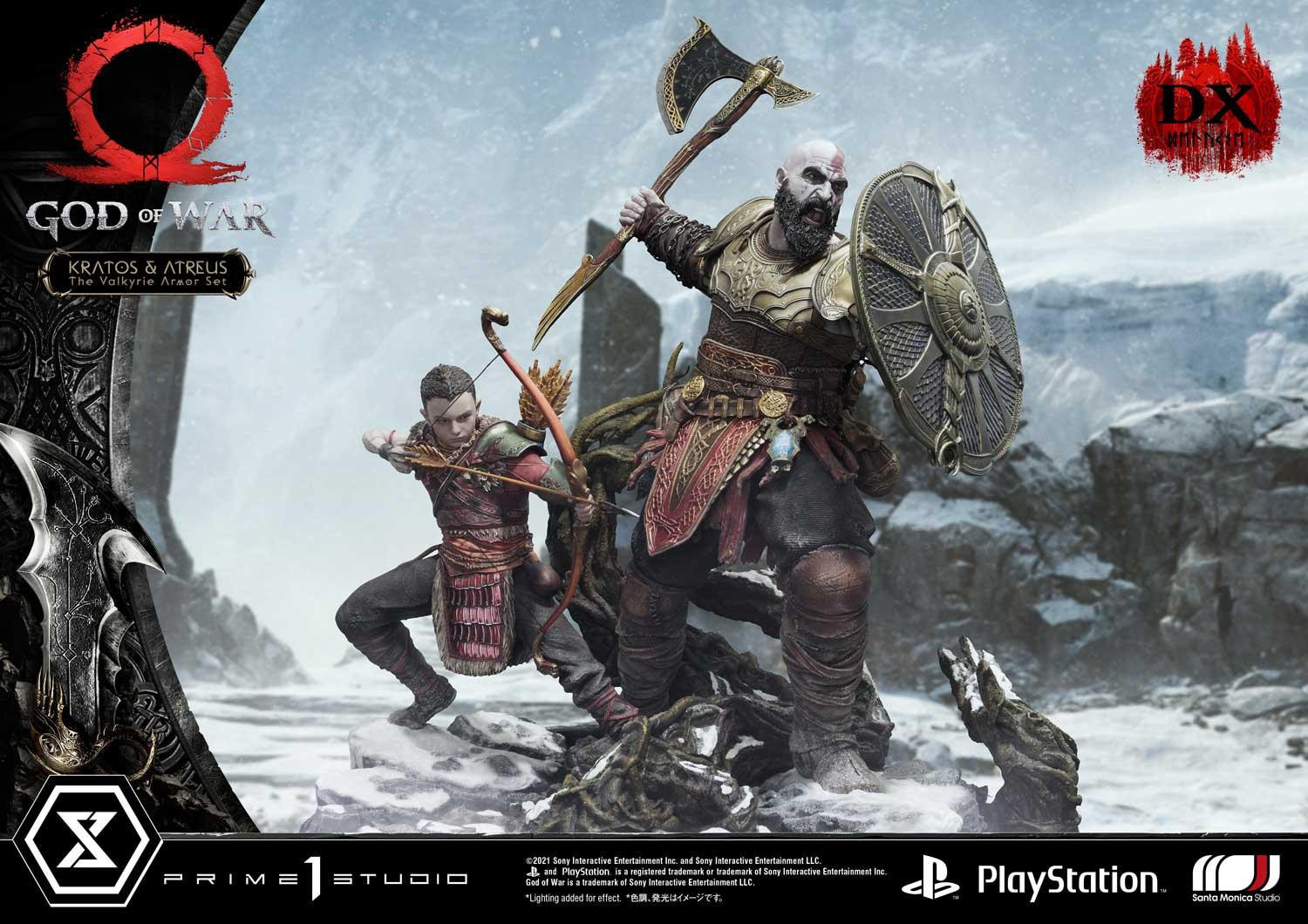 God of War (2018) - Atreus - Kratos - Mimir - Ultimate Premium Masterline  (UPMGOW-03DX) - 1/4 - The Valkyrie Armor Set, DX Version (Prime 1 Studio) photo 12