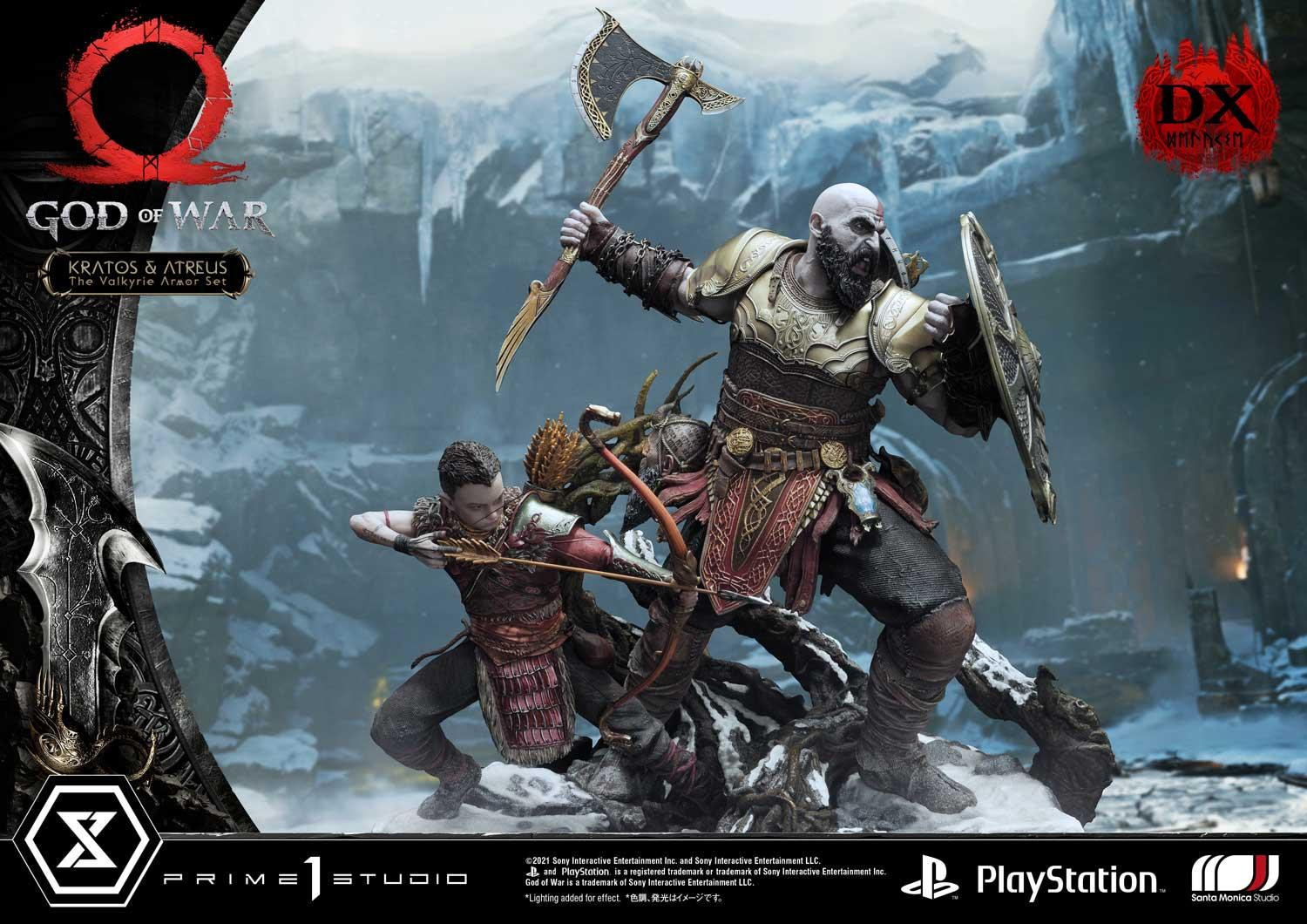 God of War (2018) - Atreus - Kratos - Mimir - Ultimate Premium Masterline  (UPMGOW-03DX) - 1/4 - The Valkyrie Armor Set, DX Version (Prime 1 Studio) photo 13