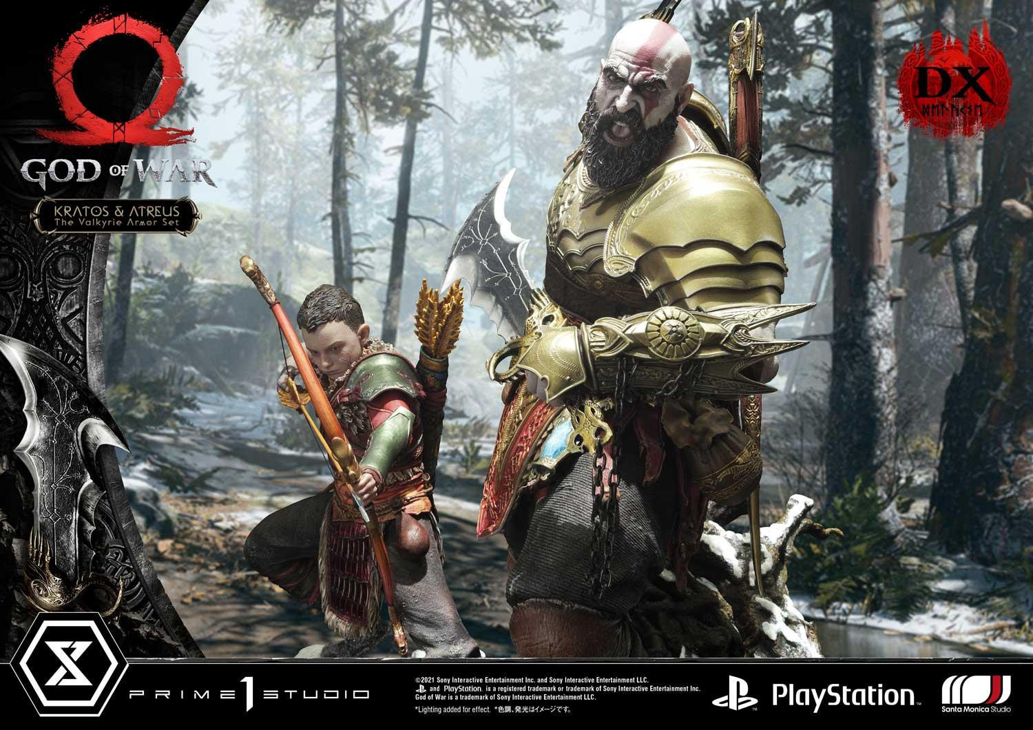 God of War (2018) - Atreus - Kratos - Mimir - Ultimate Premium Masterline  (UPMGOW-03DX) - 1/4 - The Valkyrie Armor Set, DX Version (Prime 1 Studio) photo 14