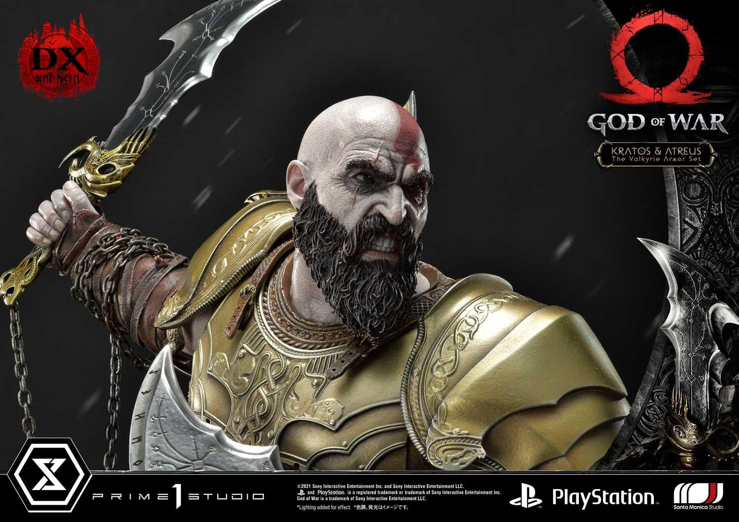 God of War (2018) - Atreus - Kratos - Mimir - Ultimate Premium Masterline  (UPMGOW-03DX) - 1/4 - The Valkyrie Armor Set, DX Version (Prime 1 Studio) photo 15